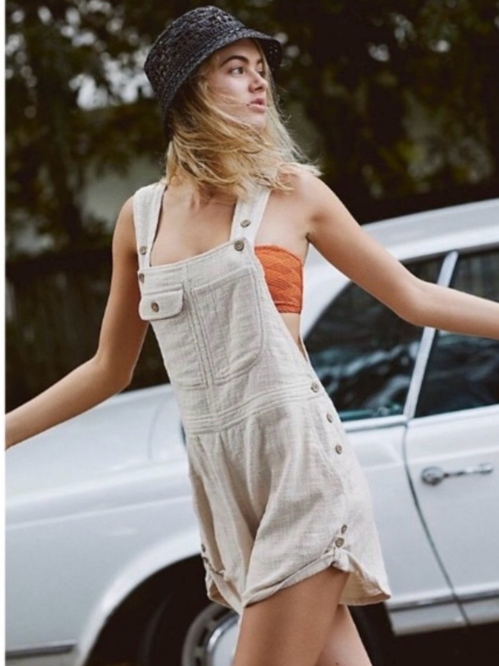 Free People Sandy Shortalls